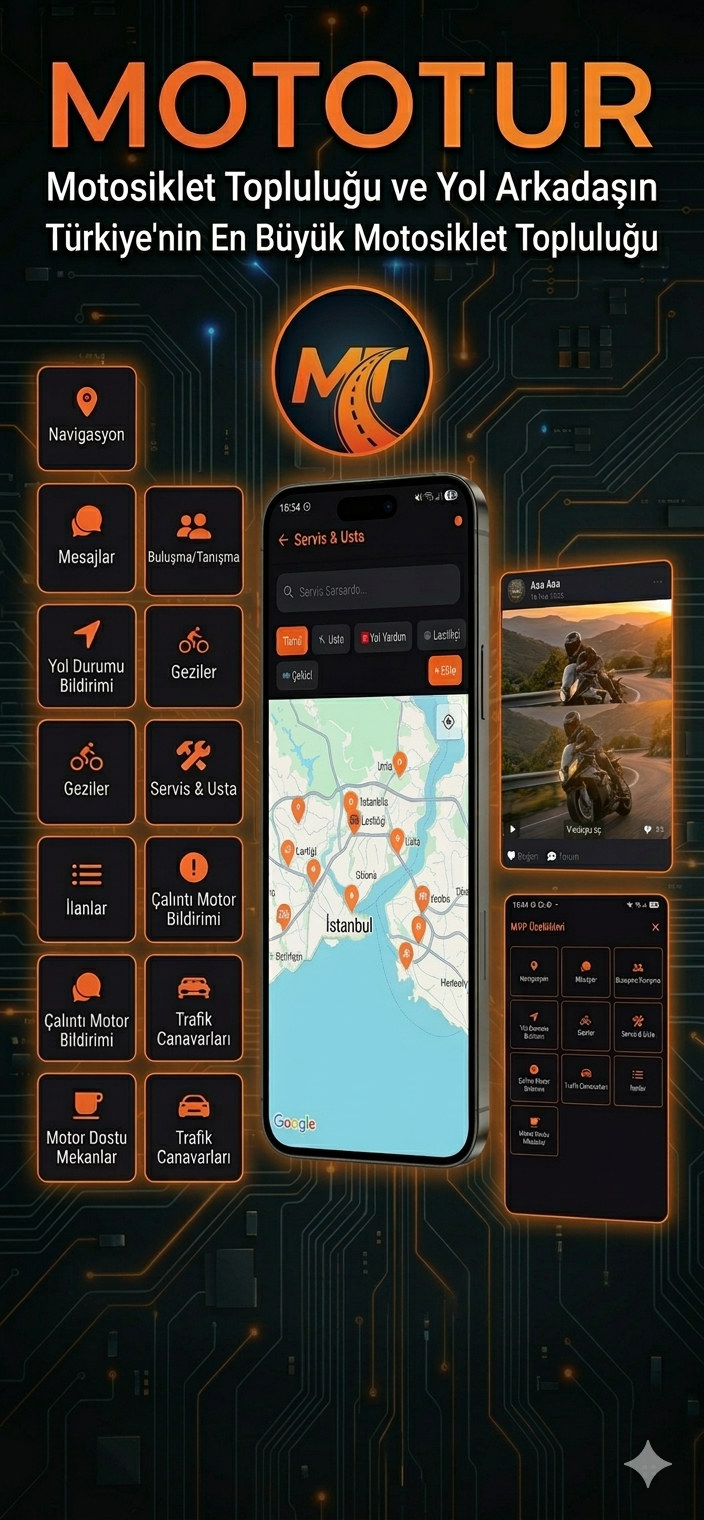 MotoTur - Topluluk ve Keşfet